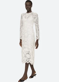 Dresses>Sea New York Agathe L/S Dress Cream
