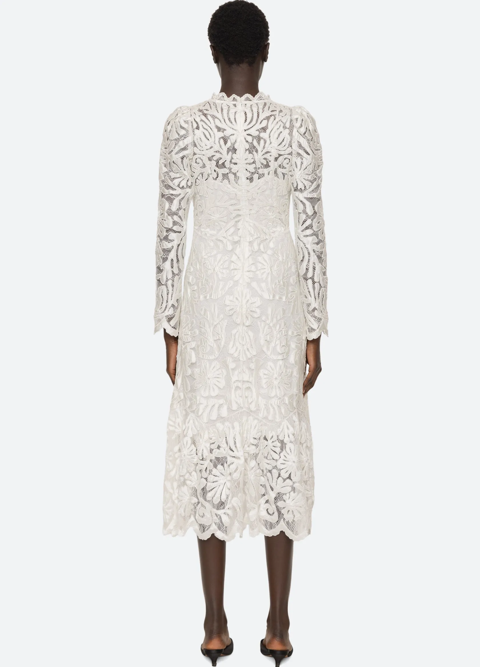 Dresses>Sea New York Agathe L/S Dress Cream