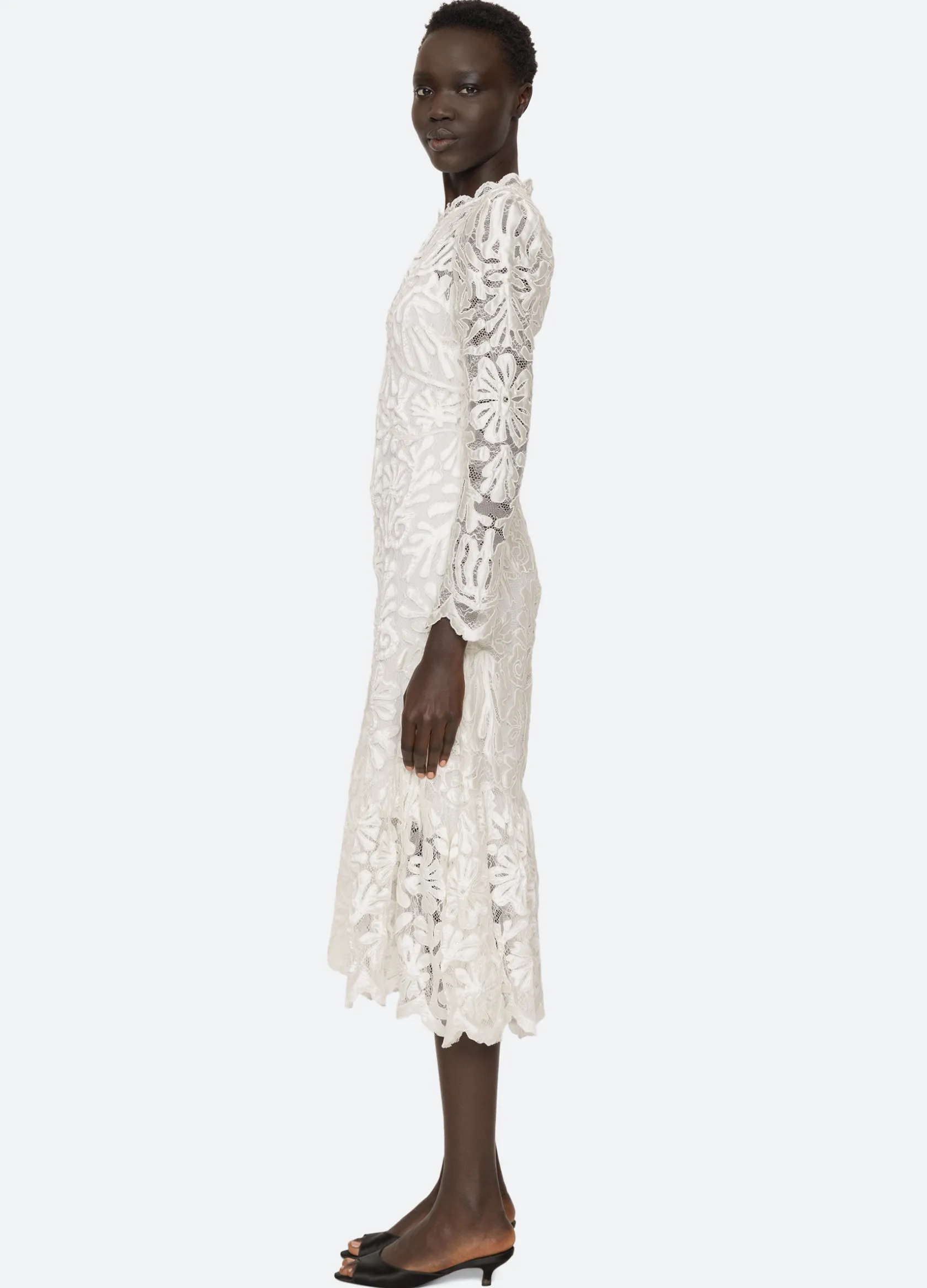 Dresses>Sea New York Agathe L/S Dress Cream