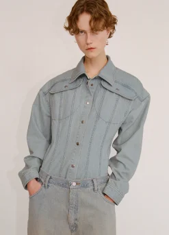 Tops>Sea New York Alba Top Blue