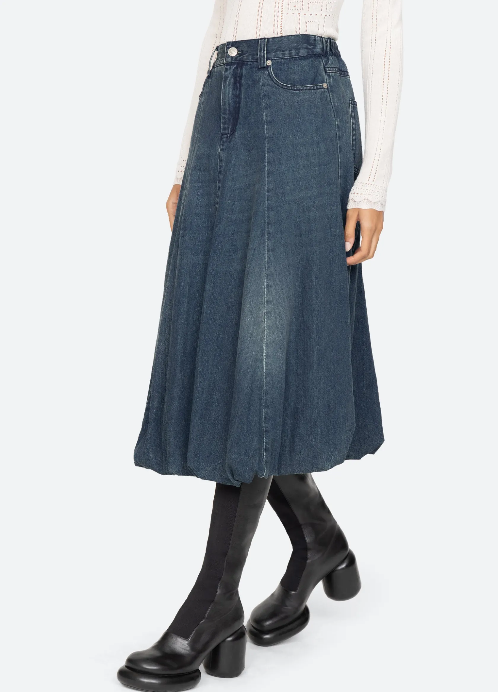 Bottoms>Sea New York Amari Skirt Blue