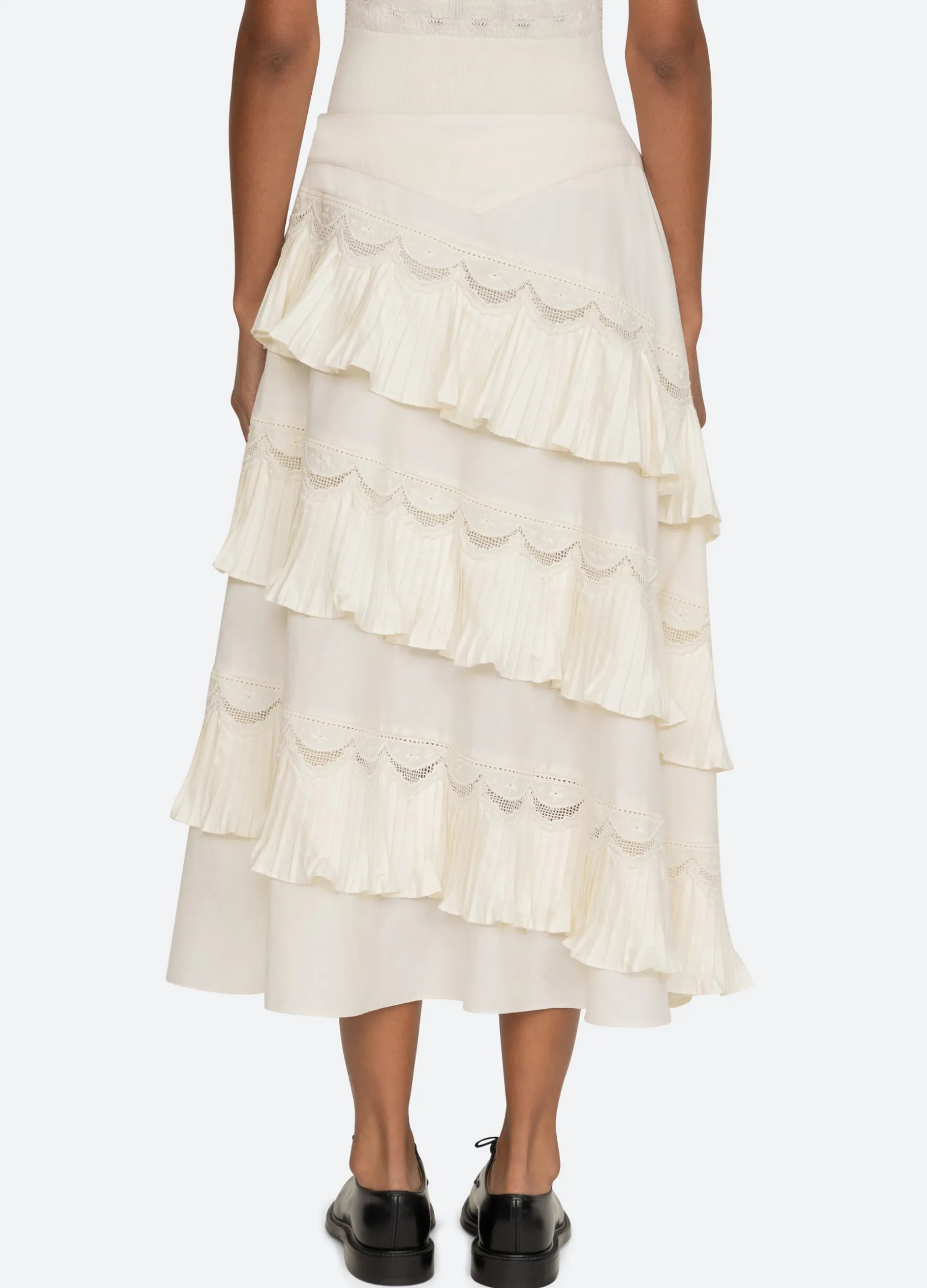 Bottoms>Sea New York Antonina Skirt Cream