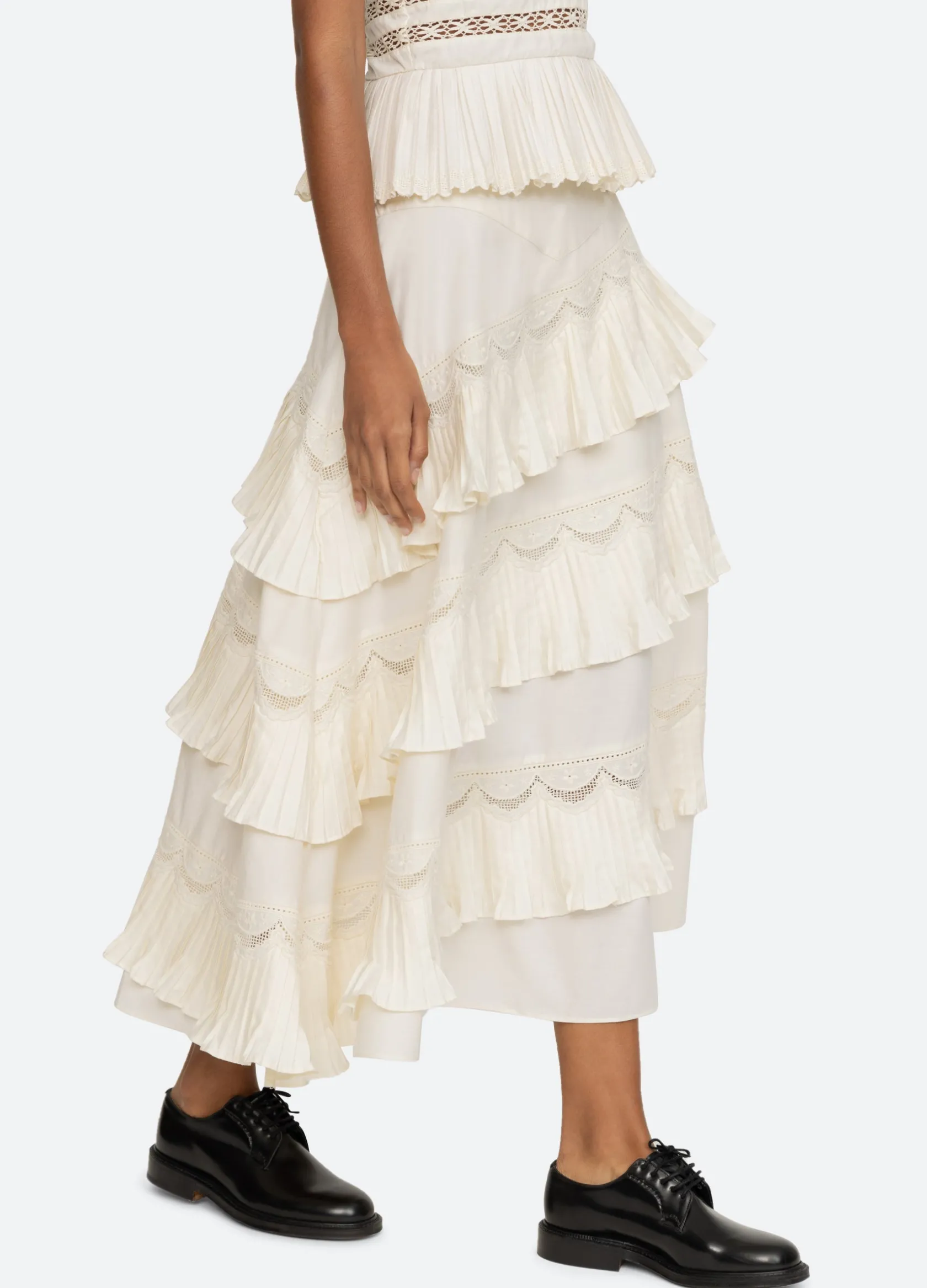 Bottoms>Sea New York Antonina Skirt Cream