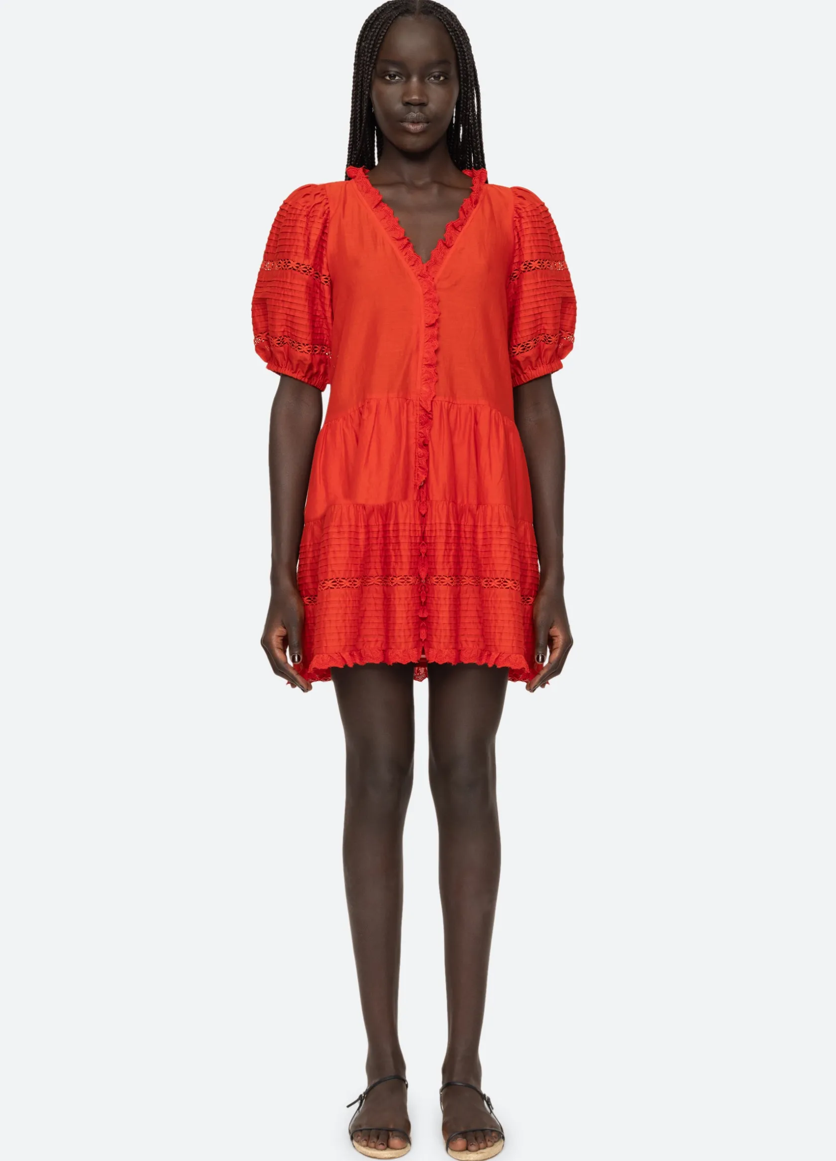 Dresses>Sea New York Antonina Tunic Red