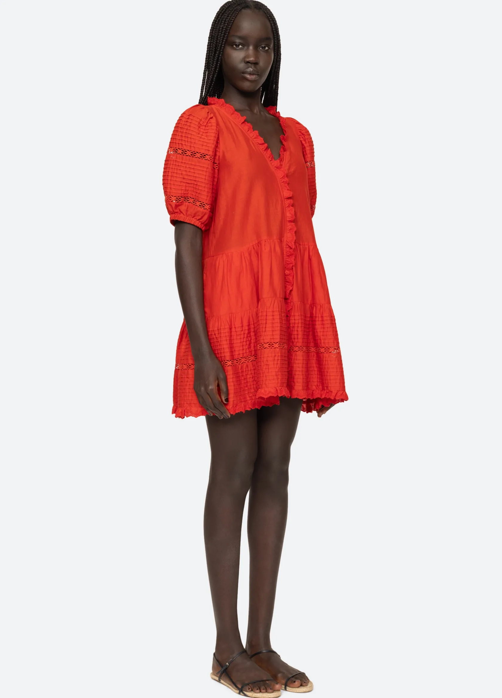 Dresses>Sea New York Antonina Tunic Red