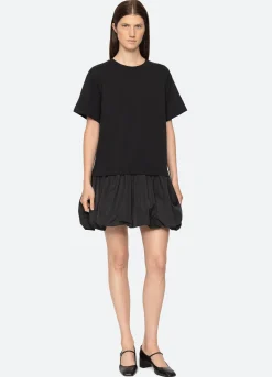 Dresses>Sea New York Belen T-Shirt Dress Black