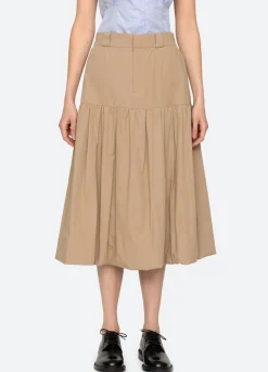 Bottoms>Sea New York Belle Bubble Skirt Khaki