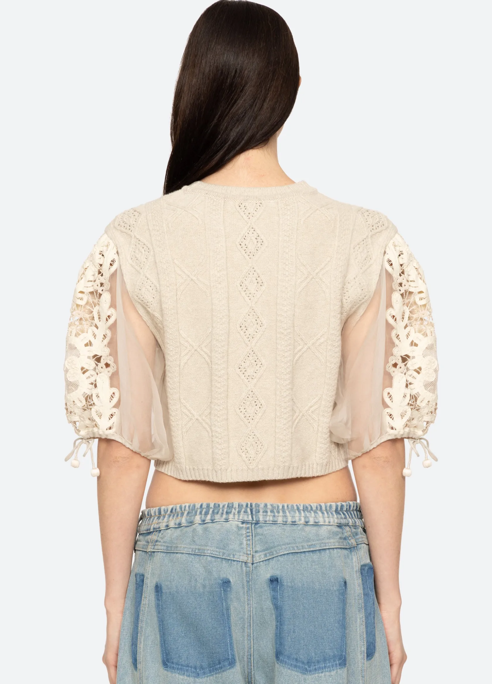 Sweaters|Tops>Sea New York Bente Sweater Cream