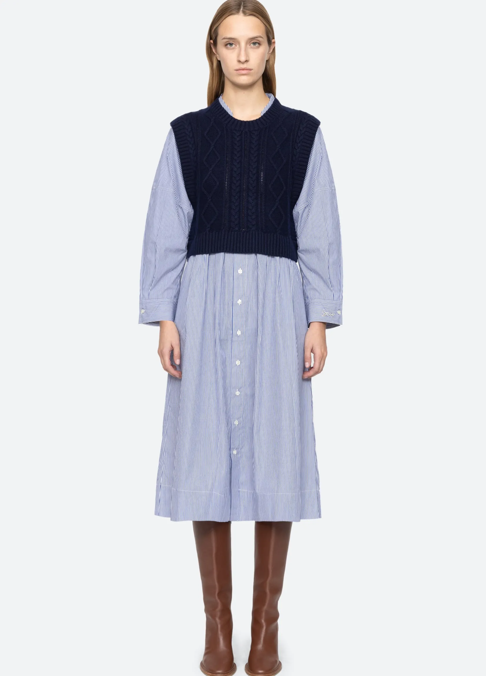 Dresses>Sea New York Caleb Dress Navy