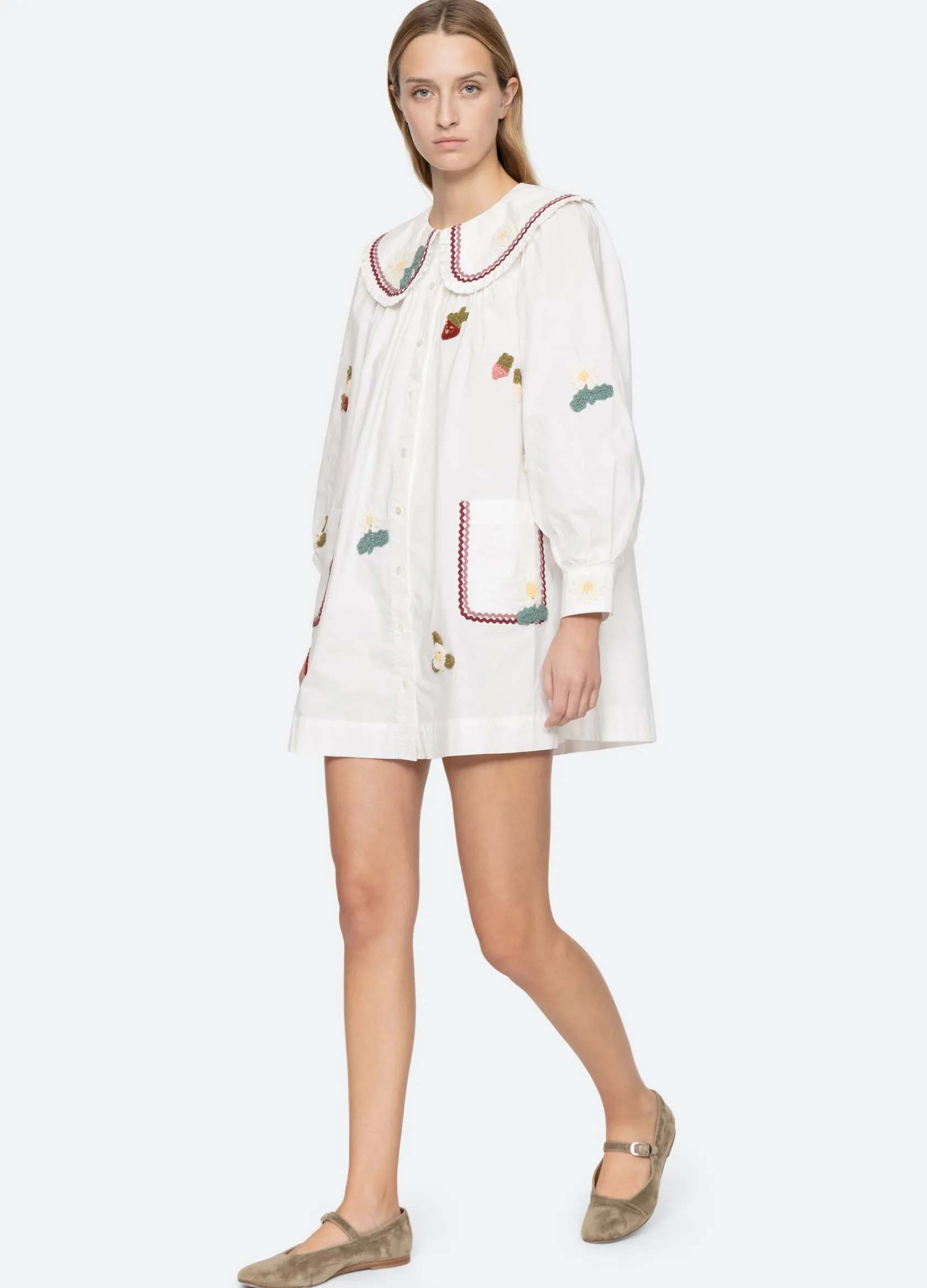 Dresses>Sea New York Callie Dress Cream