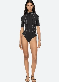Swimwear>Sea New York Camille One Piece Black