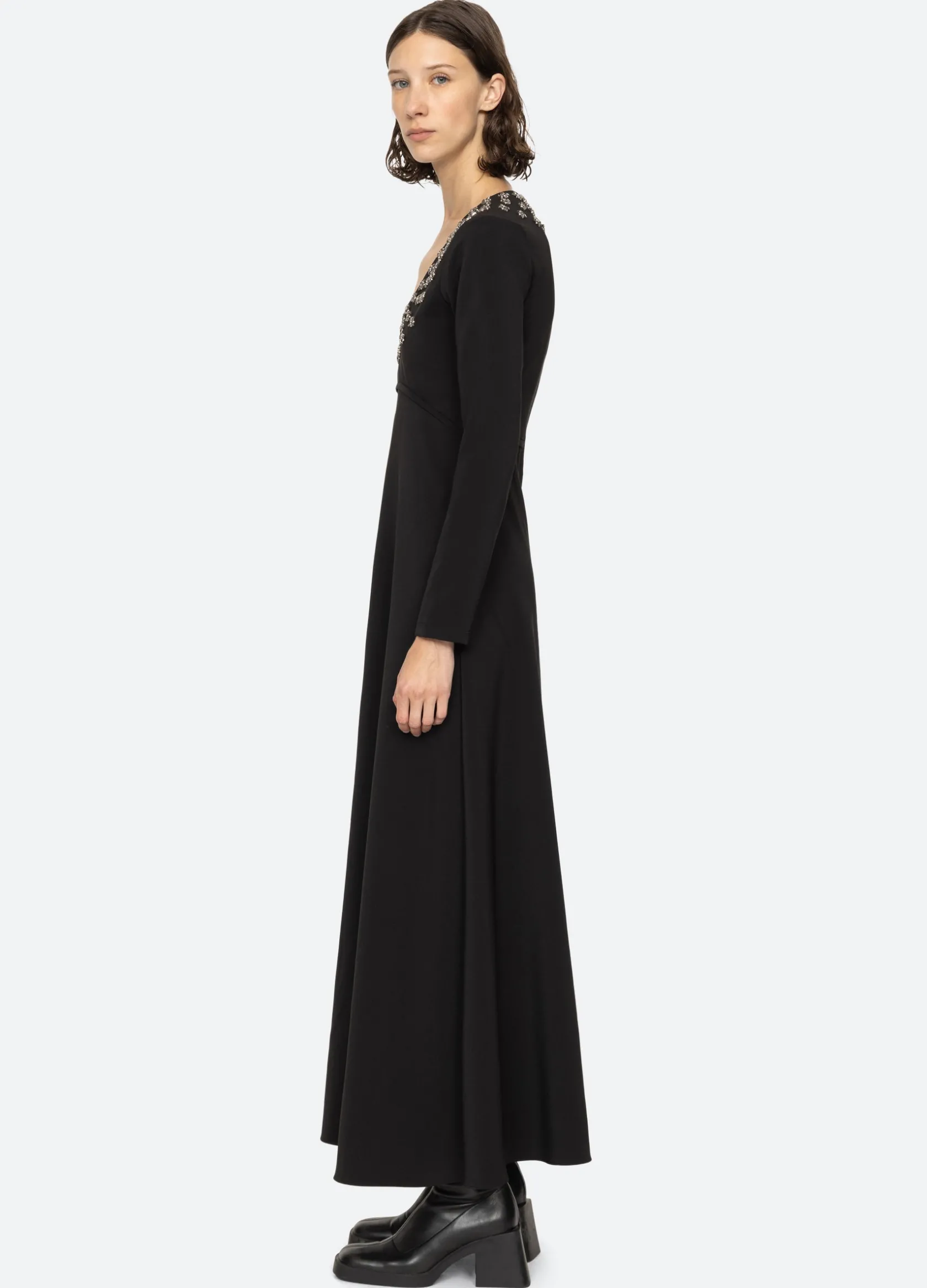Dresses>Sea New York Caryl L/S Dress Black