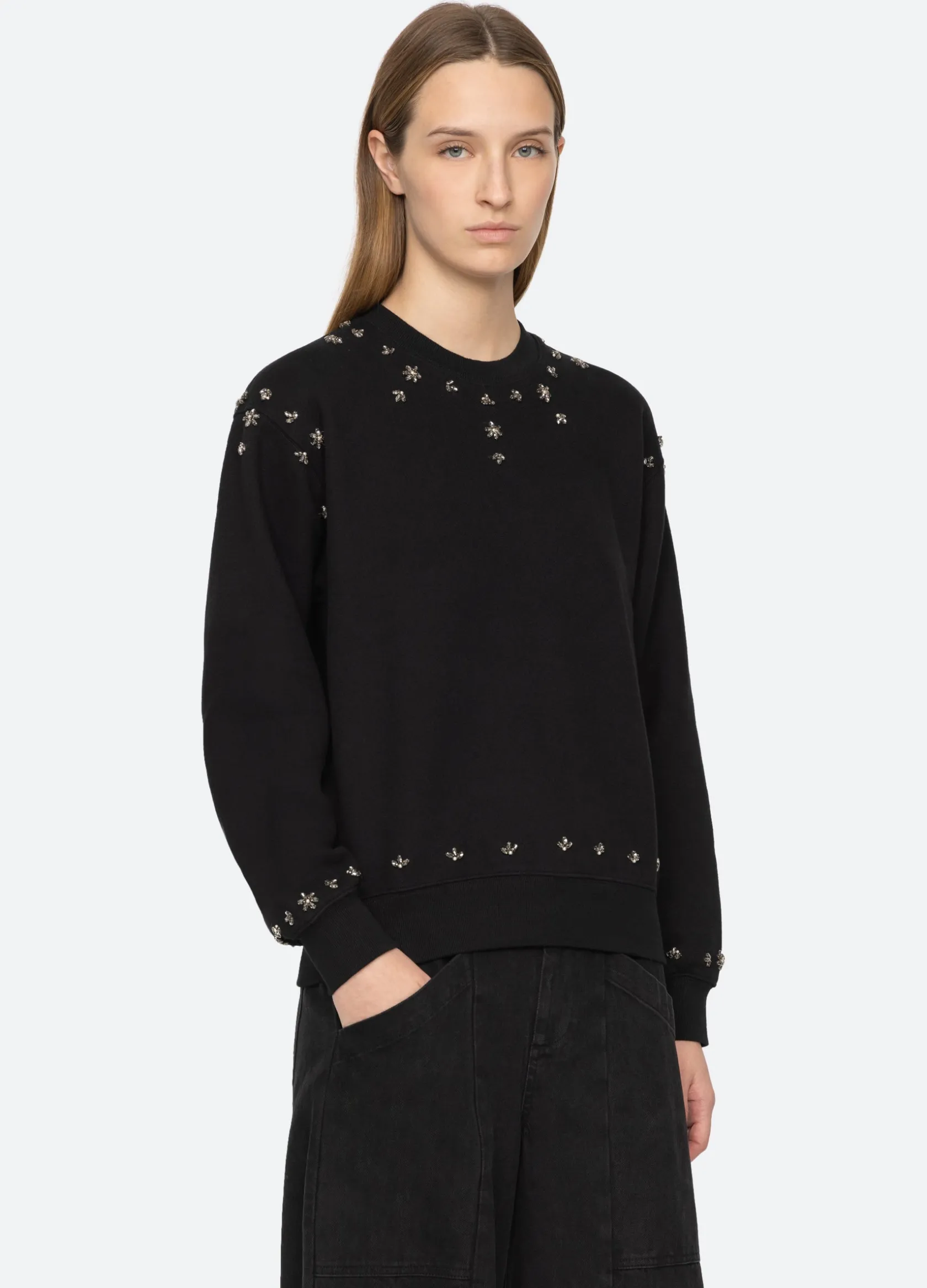 Tops>Sea New York Caryl Sweatshirt Black