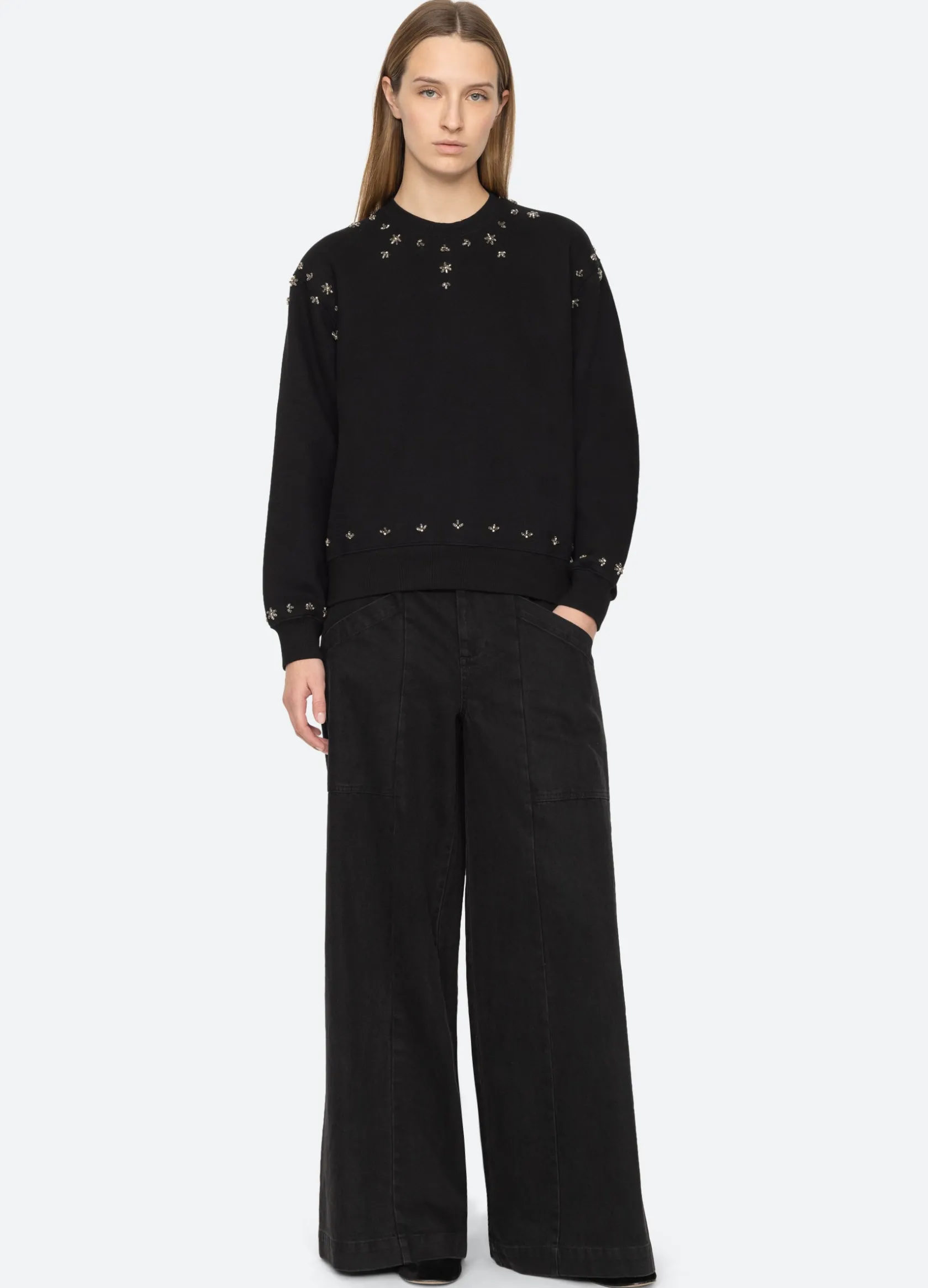 Tops>Sea New York Caryl Sweatshirt Black