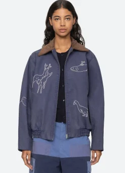 Outerwear>Sea New York Demi Jacket Blue