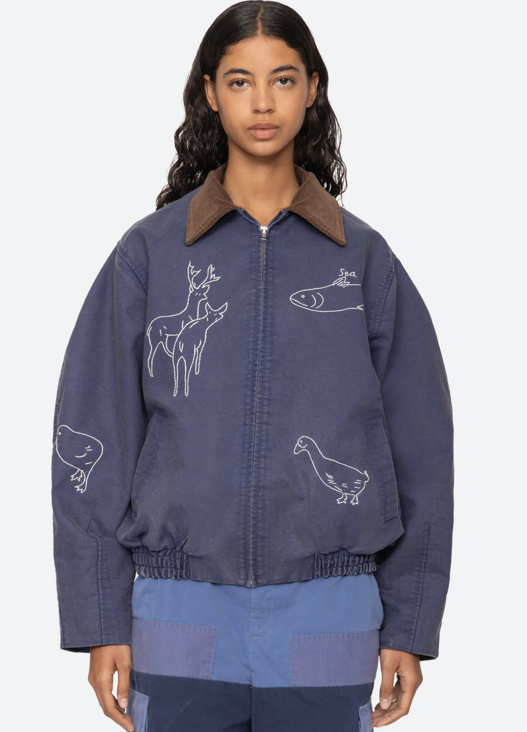 Outerwear>Sea New York Demi Jacket Blue
