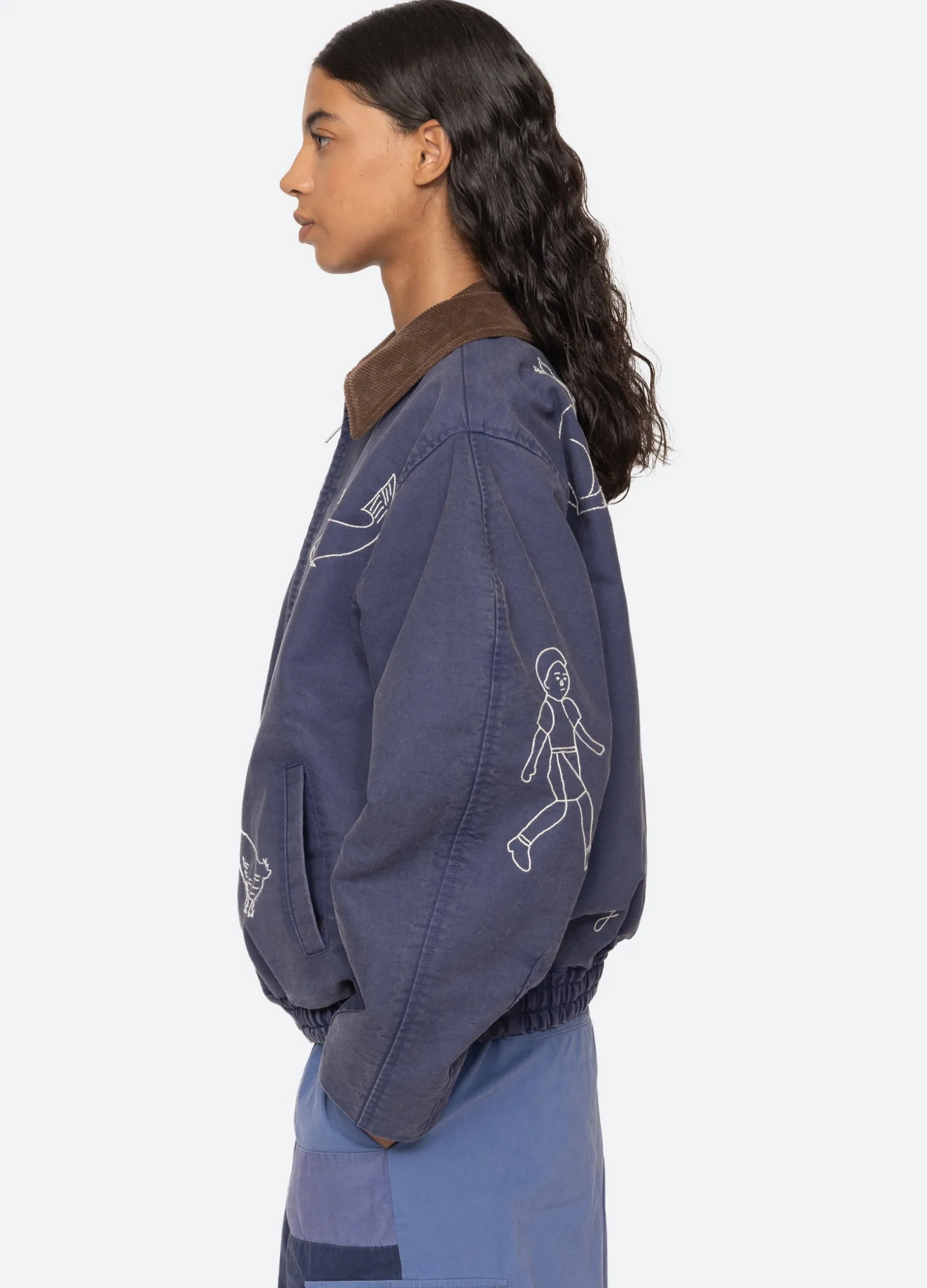 Outerwear>Sea New York Demi Jacket Blue