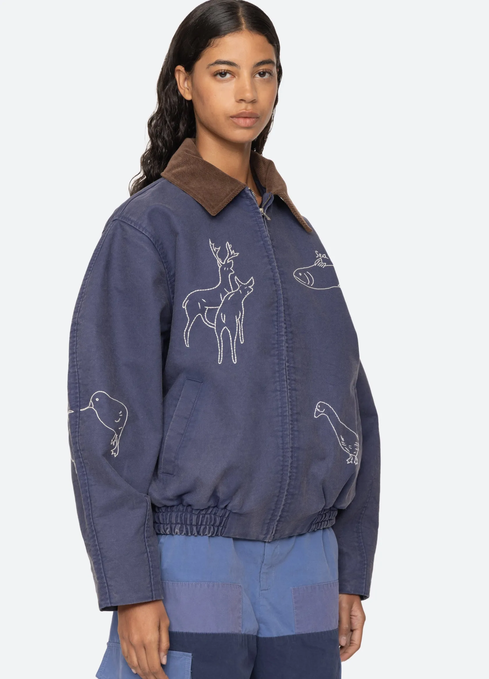 Outerwear>Sea New York Demi Jacket Blue