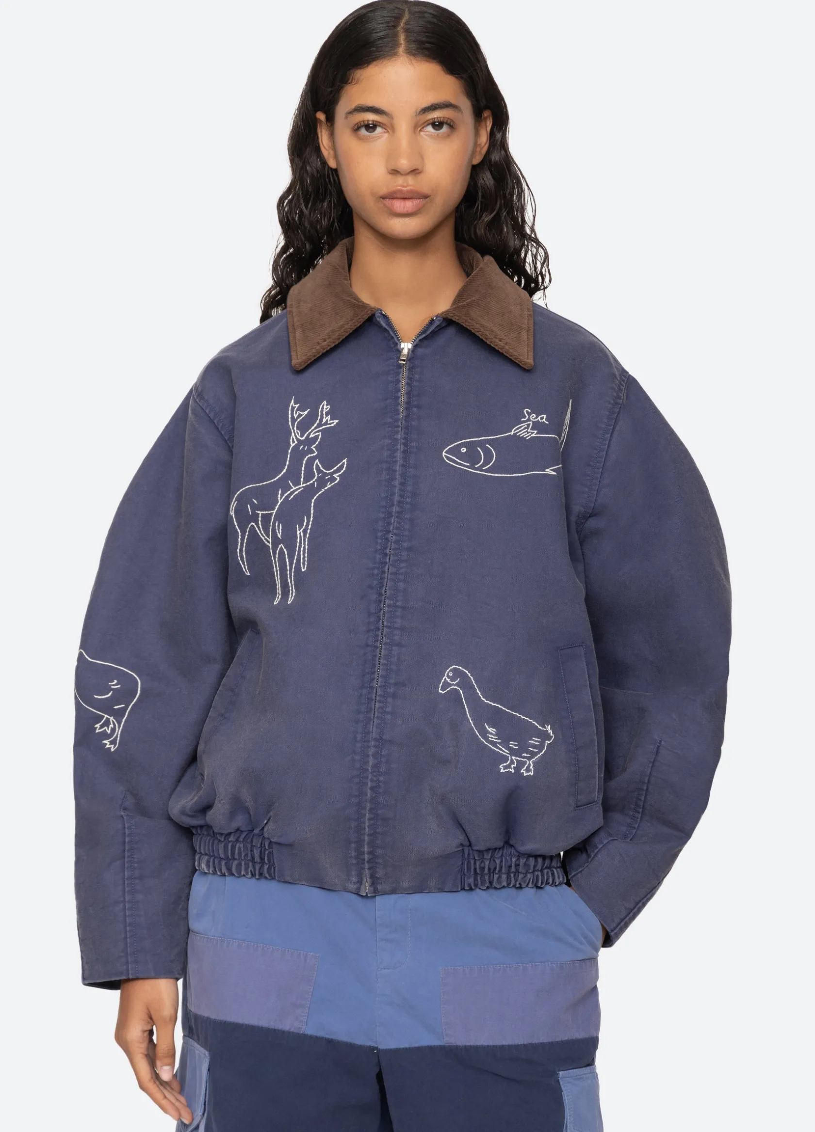 Outerwear>Sea New York Demi Jacket Blue