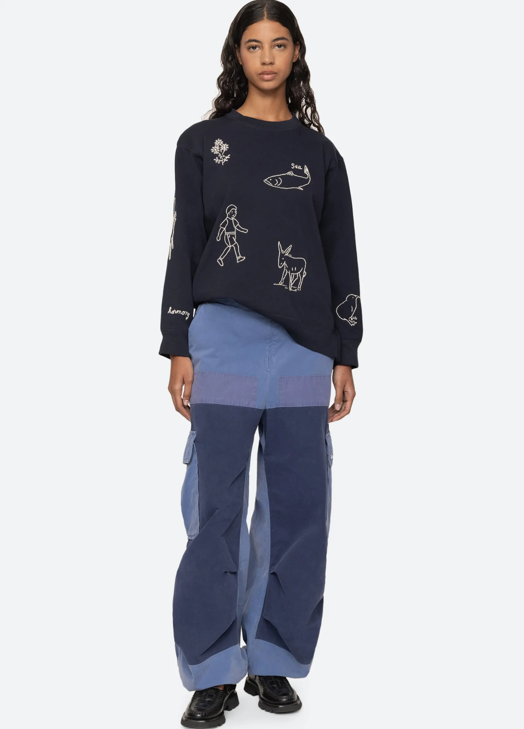 Bottoms>Sea New York Demi Pants Blue