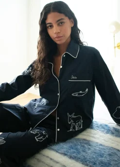 Sleepwear>Sea New York Demi PJ Set Navy