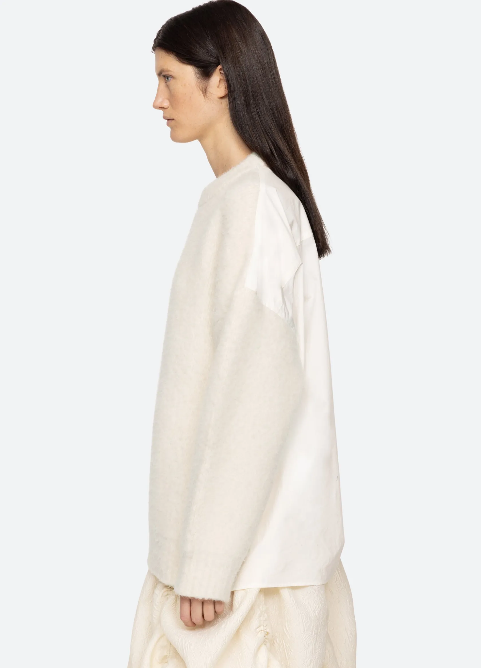 Sweaters|Tops>Sea New York Devana Sweater White