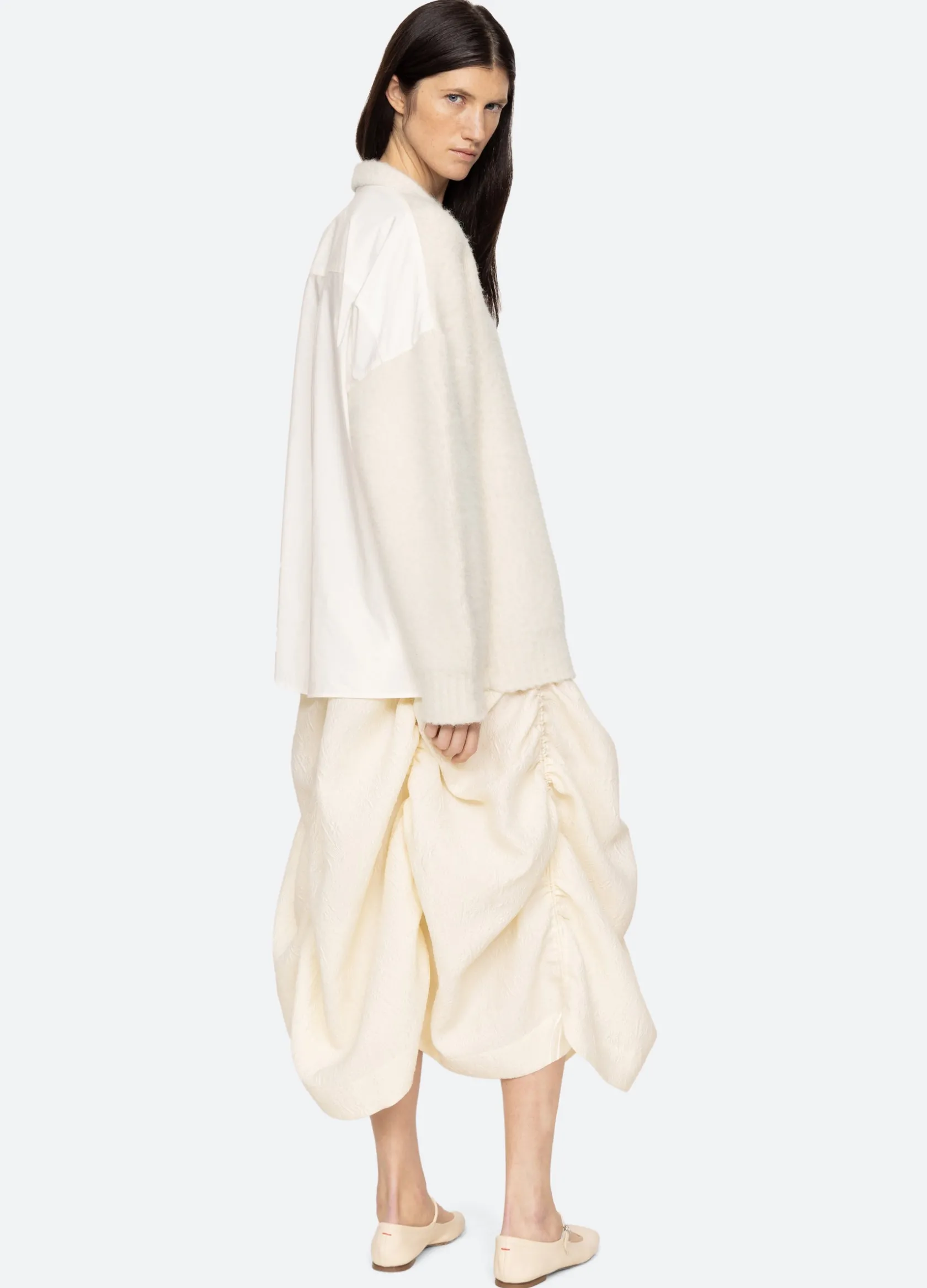 Sweaters|Tops>Sea New York Devana Sweater White