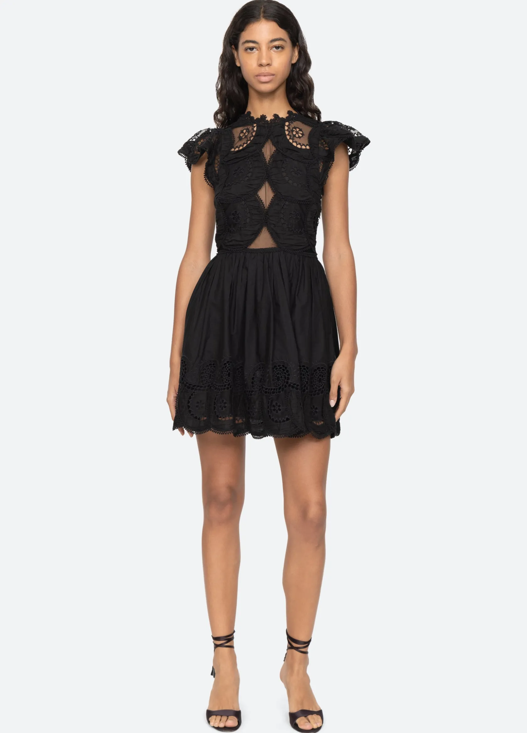 Dresses>Sea New York Drea Mini Dress Black