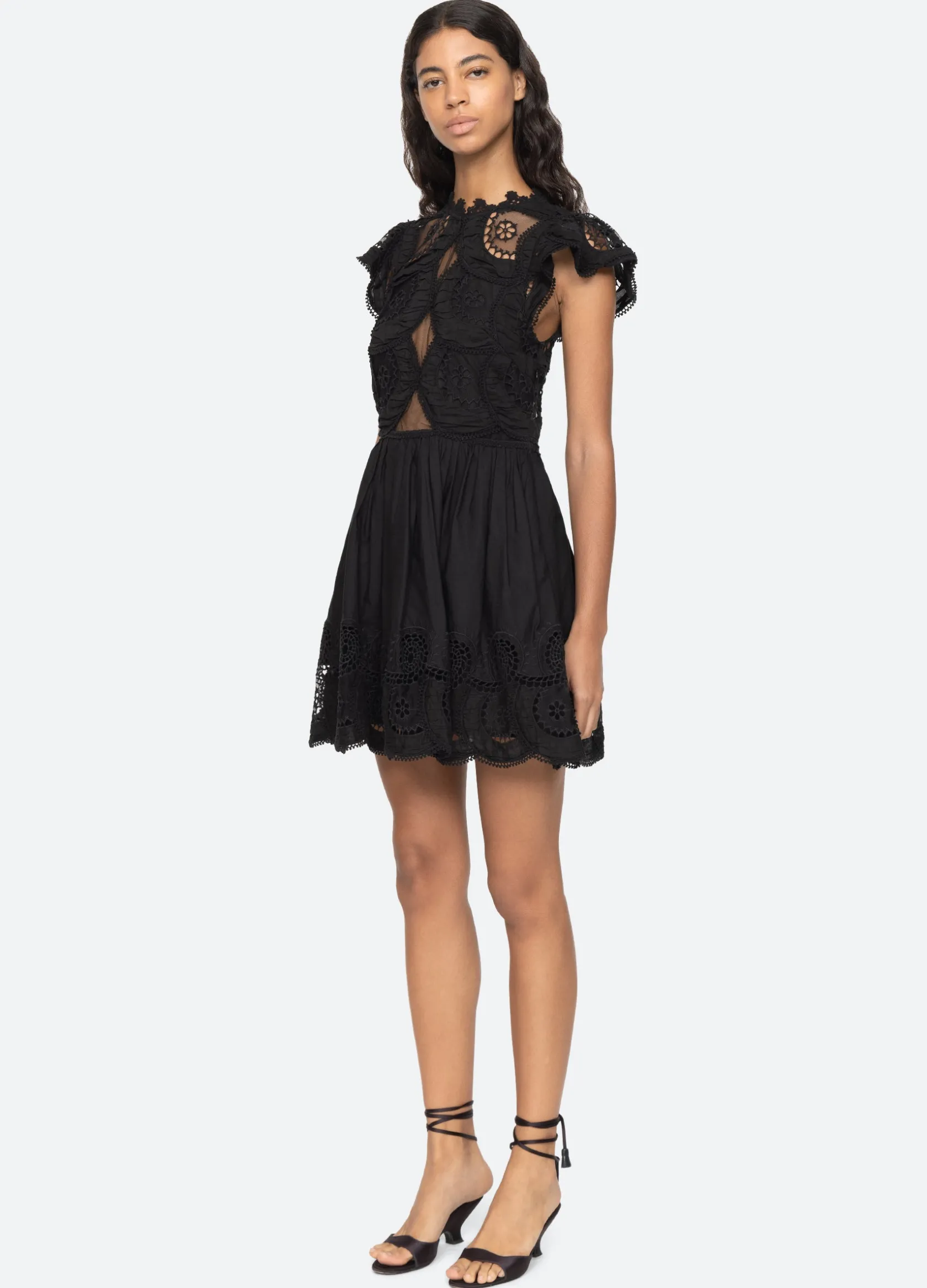 Dresses>Sea New York Drea Mini Dress Black