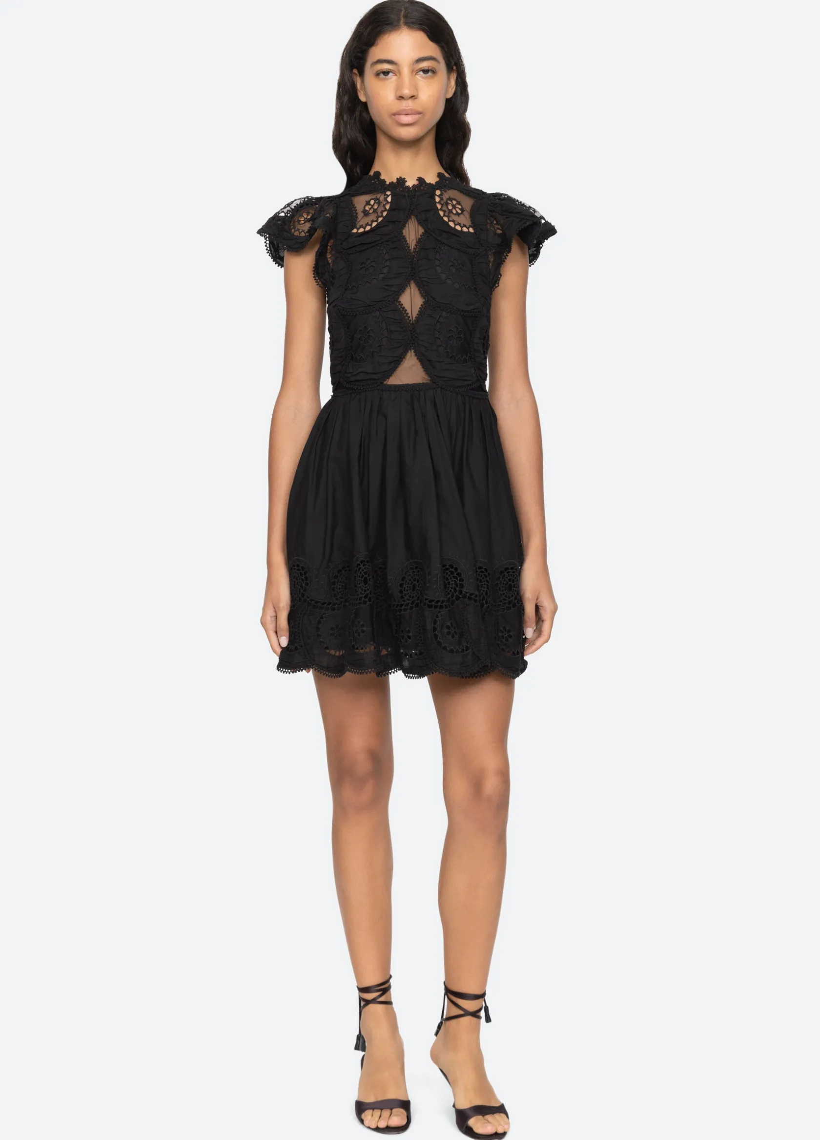 Dresses>Sea New York Drea Mini Dress Black