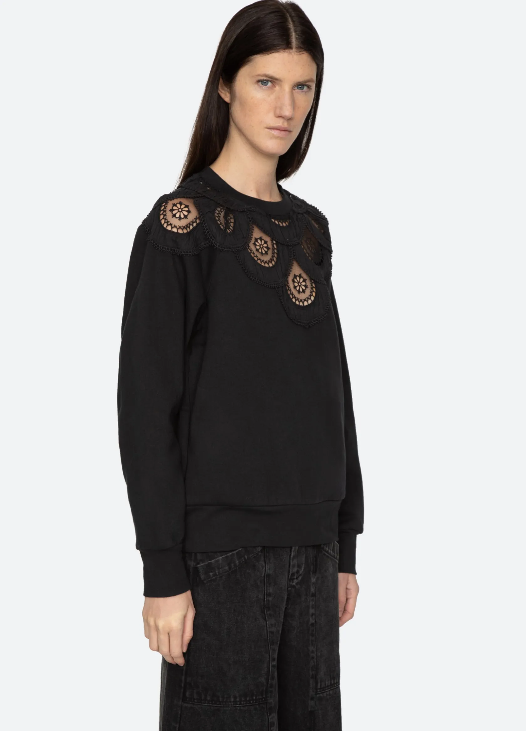 Tops>Sea New York Drea Sweatshirt Black