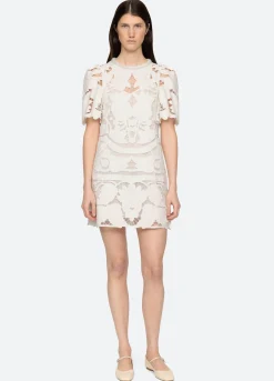 Dresses>Sea New York Edith S/S Dress White
