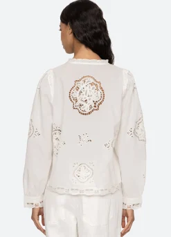 Tops>Sea New York Edith Top White