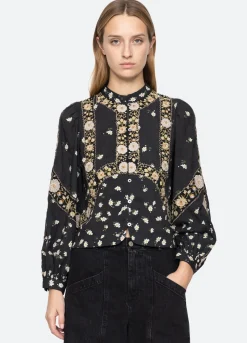 Tops>Sea New York Elizabeth Top Black