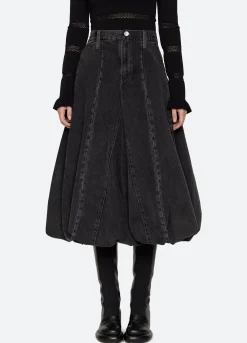 Bottoms>Sea New York Elle Bubble Skirt Black