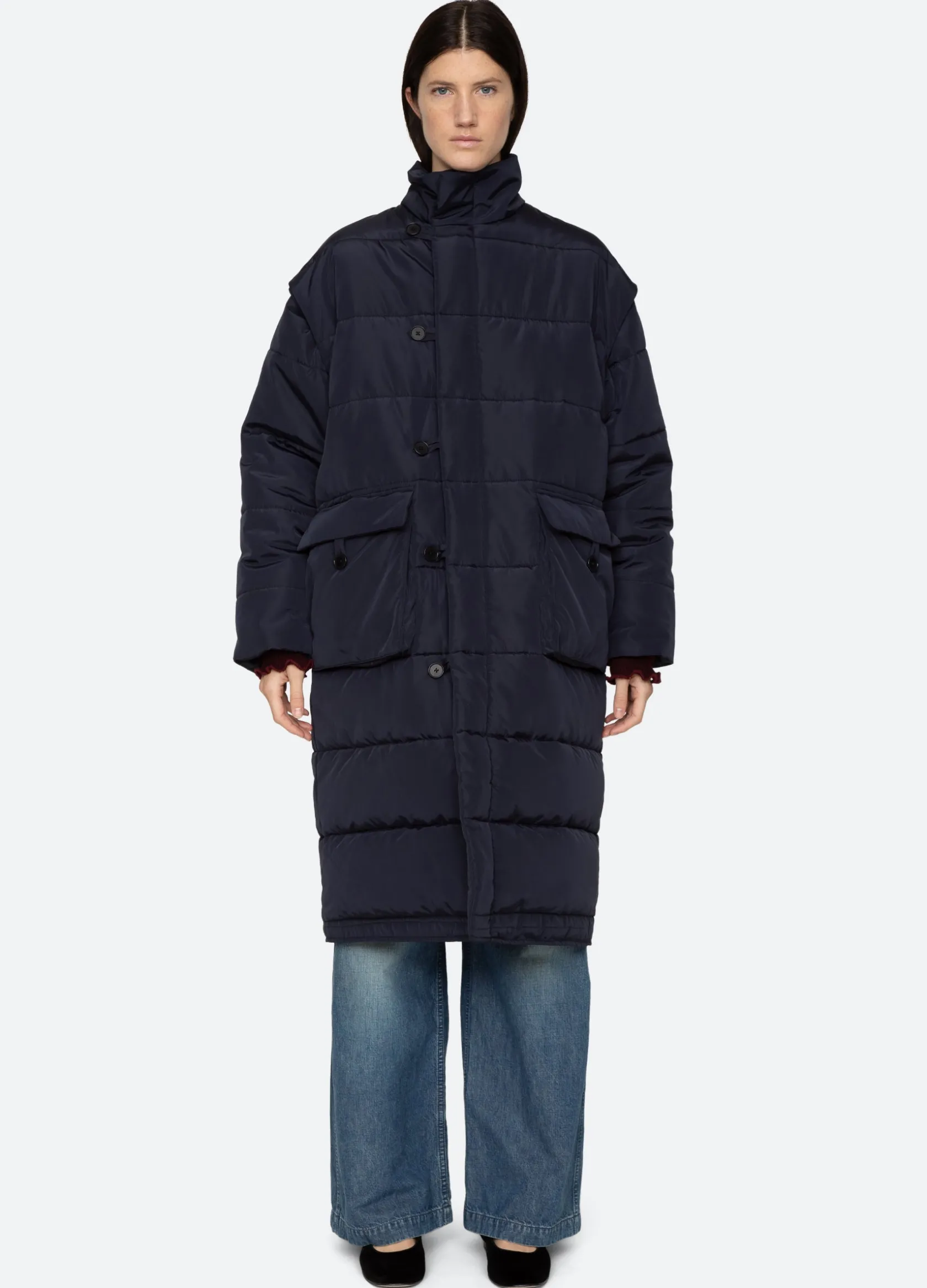 Outerwear>Sea New York Estelle Coat Navy
