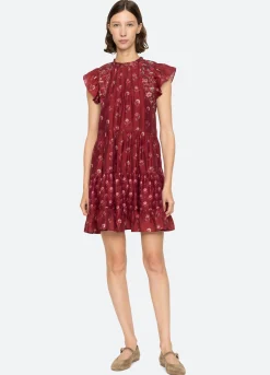 Dresses>Sea New York Famke Tunic Magenta