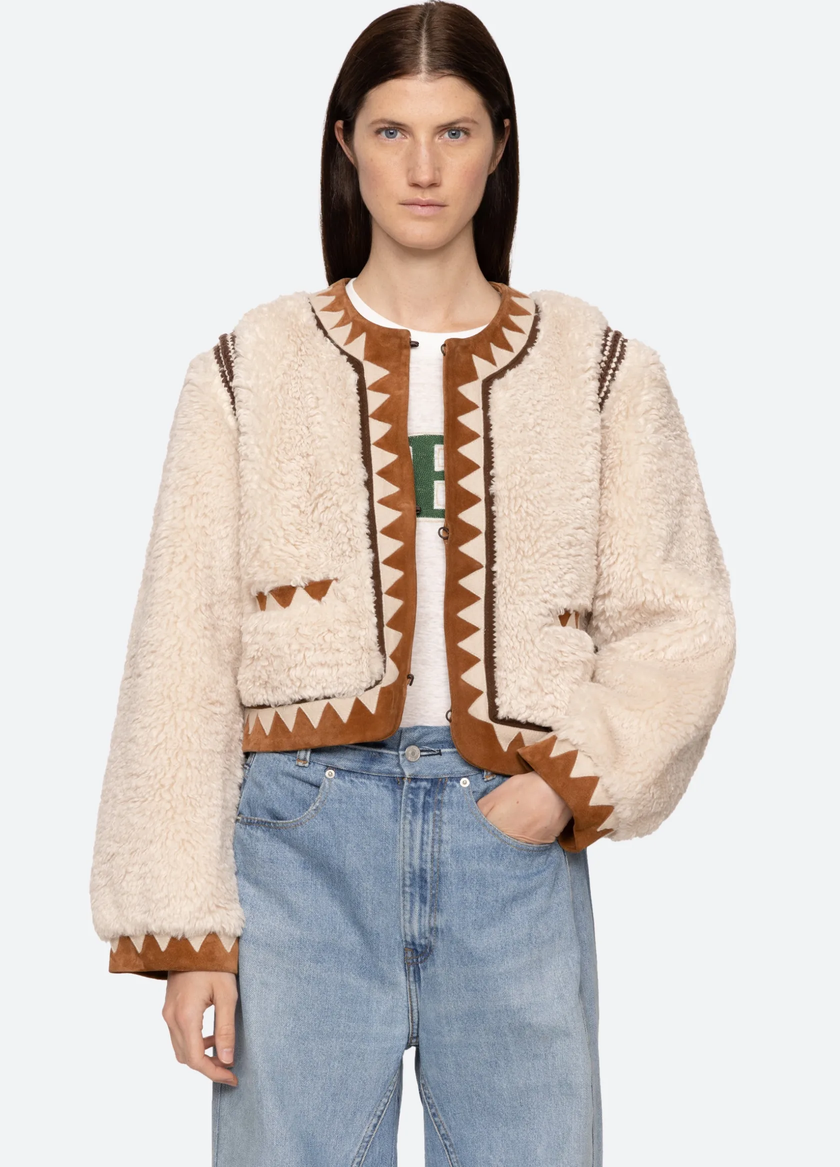 Outerwear>Sea New York Ginevra Jacket Cream