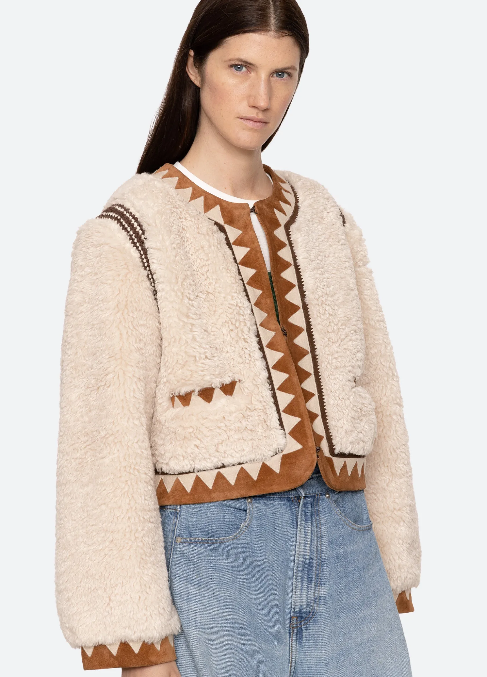 Outerwear>Sea New York Ginevra Jacket Cream
