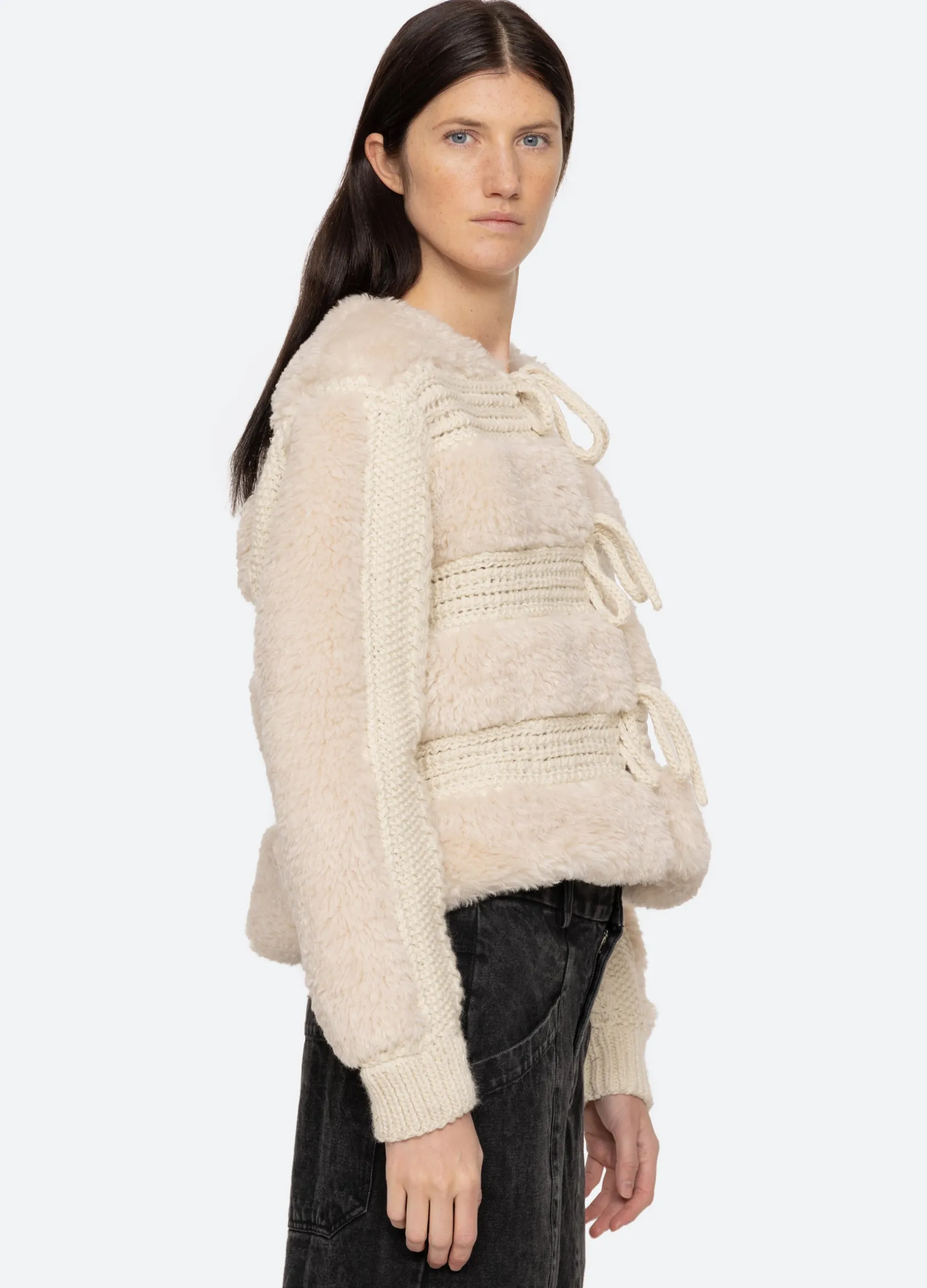 Outerwear>Sea New York Gisele Jacket Cream