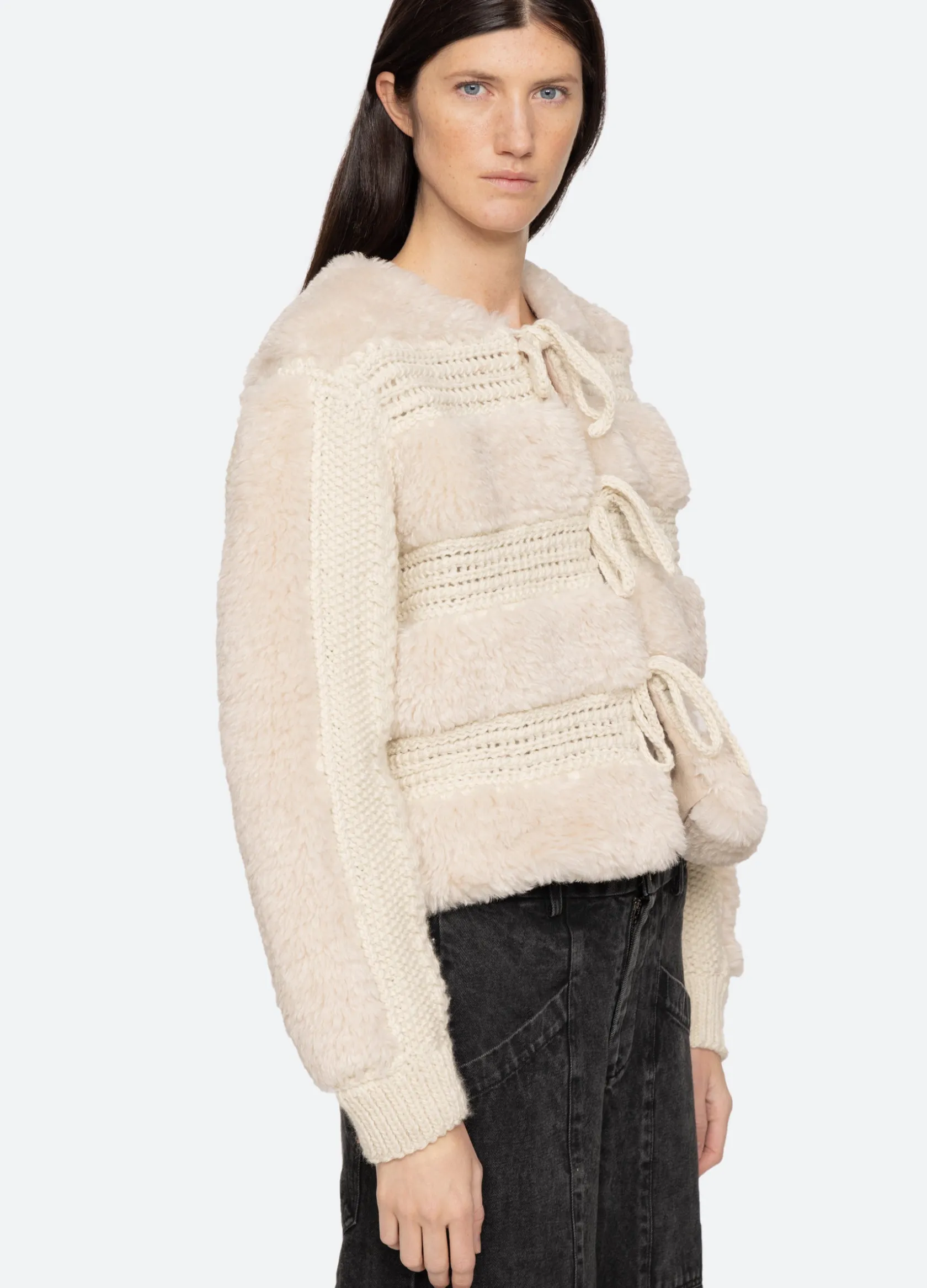 Outerwear>Sea New York Gisele Jacket Cream