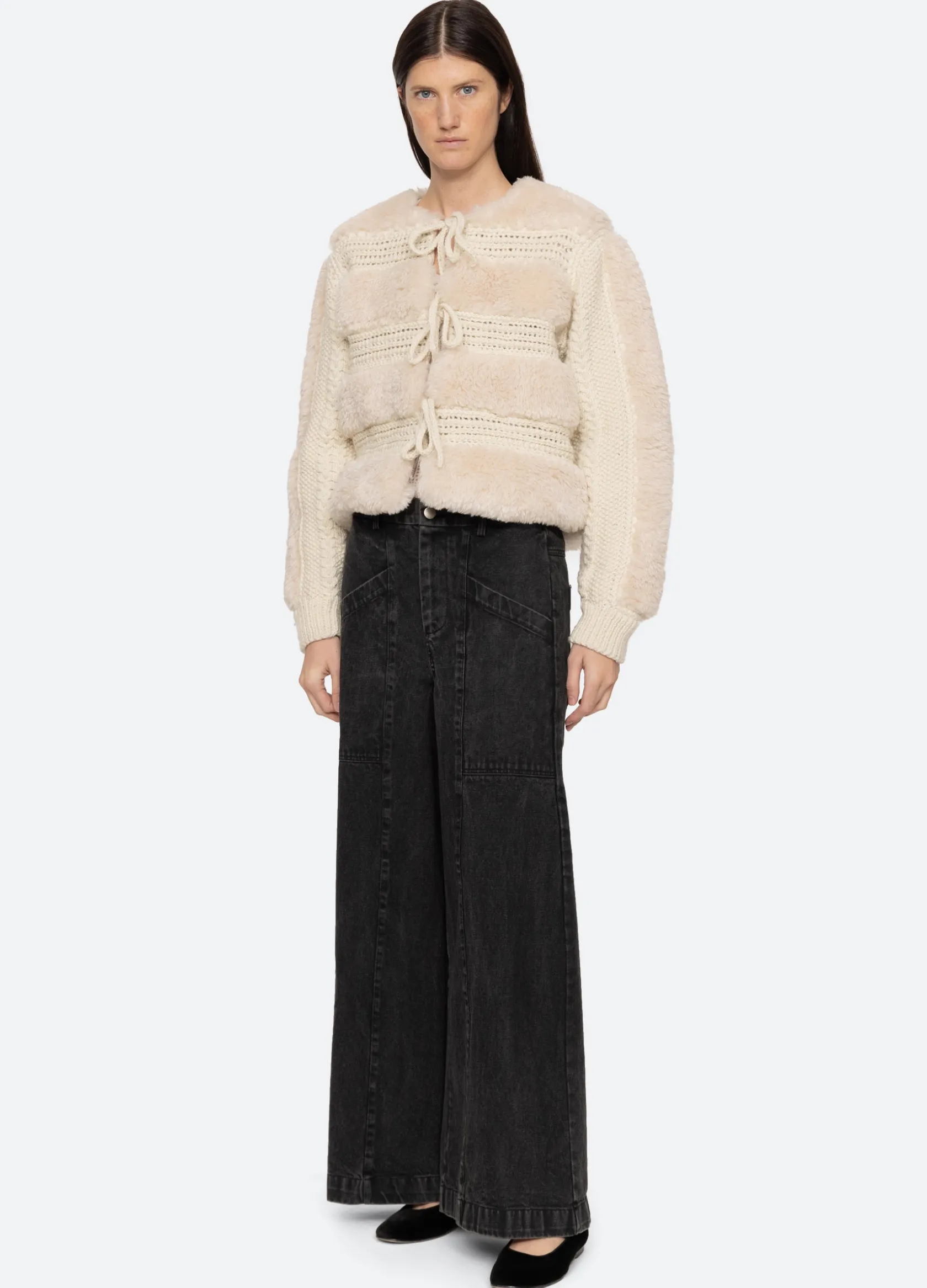 Outerwear>Sea New York Gisele Jacket Cream