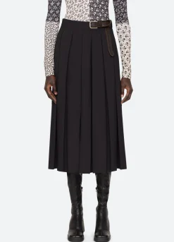Bottoms>Sea New York Hallie Skirt Black