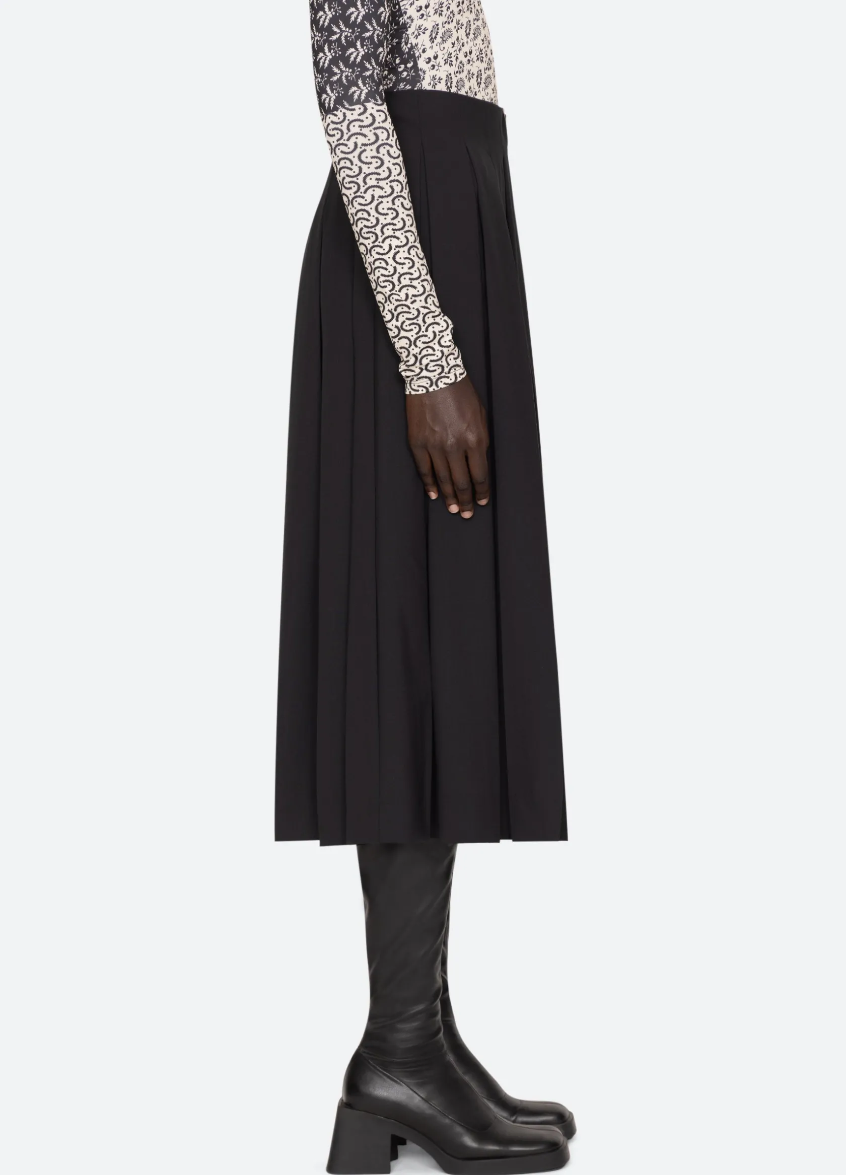 Bottoms>Sea New York Hallie Skirt Black