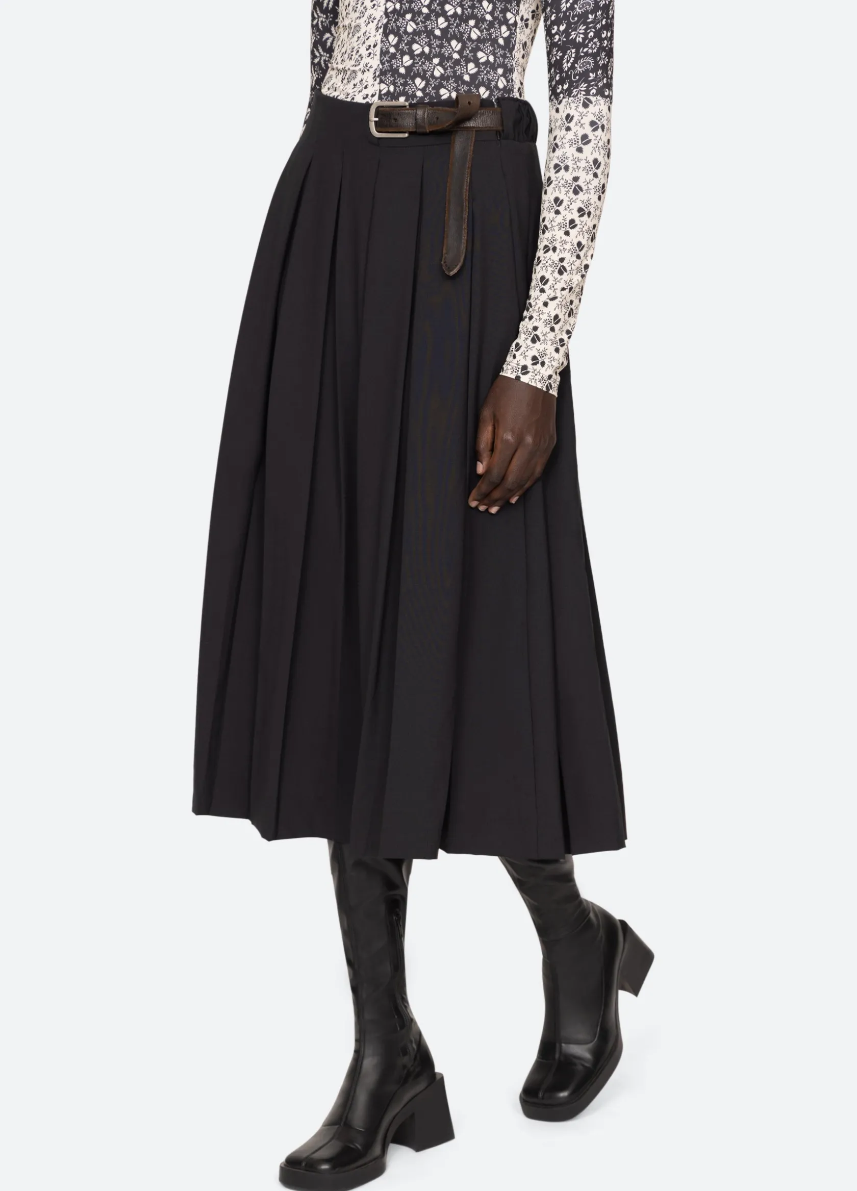 Bottoms>Sea New York Hallie Skirt Black