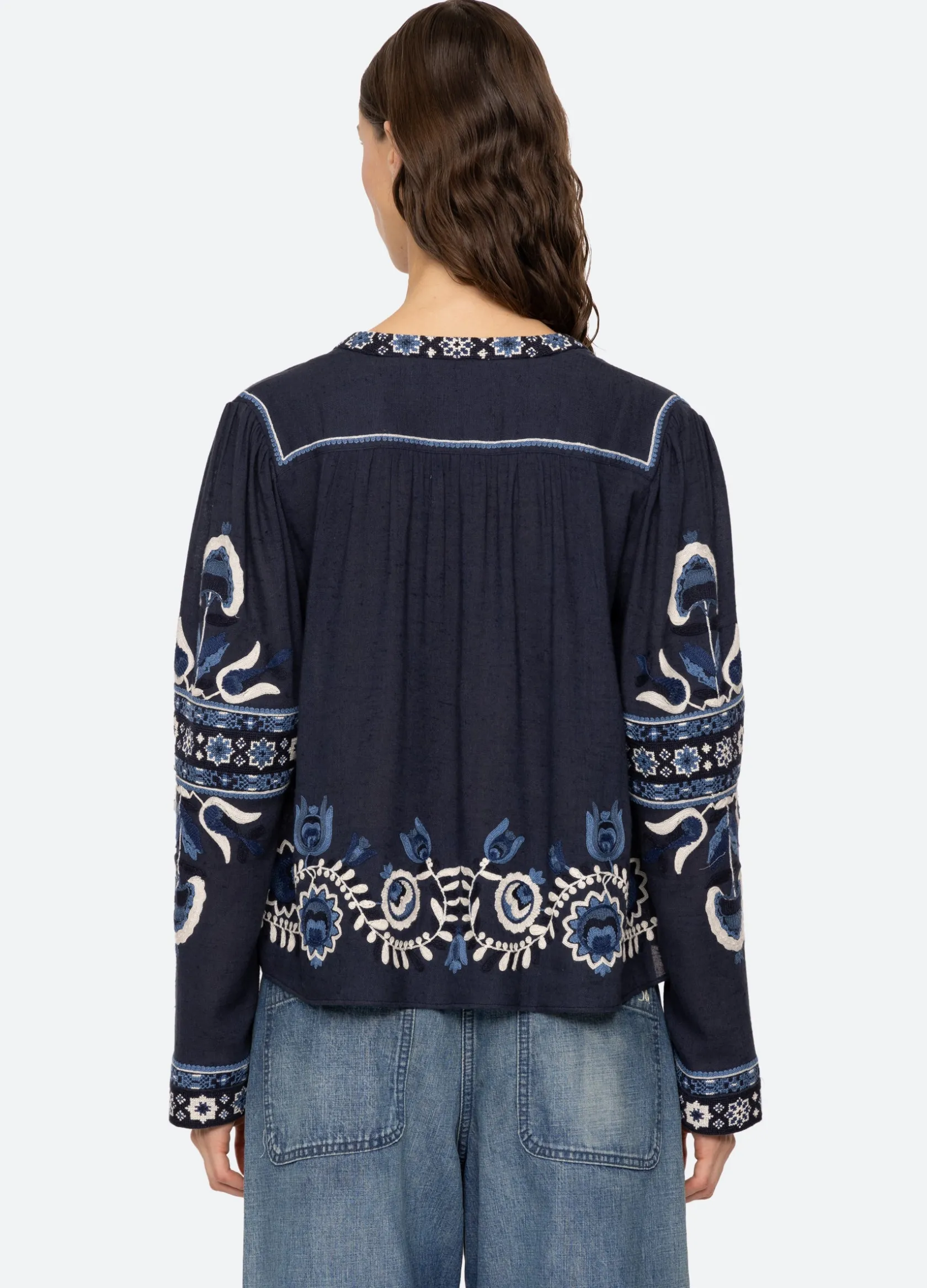 Tops>Sea New York Inga L/S Top Navy