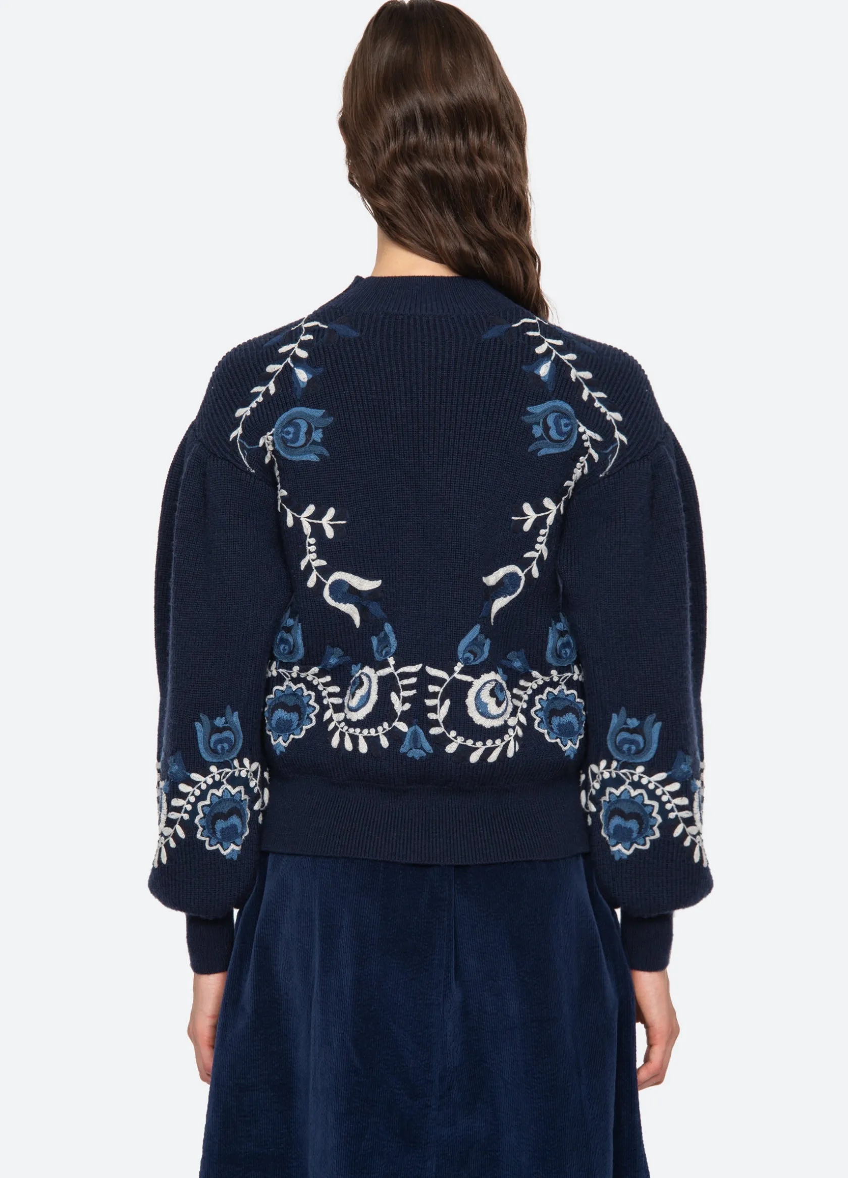Sweaters|Tops>Sea New York Inga Sweater Navy