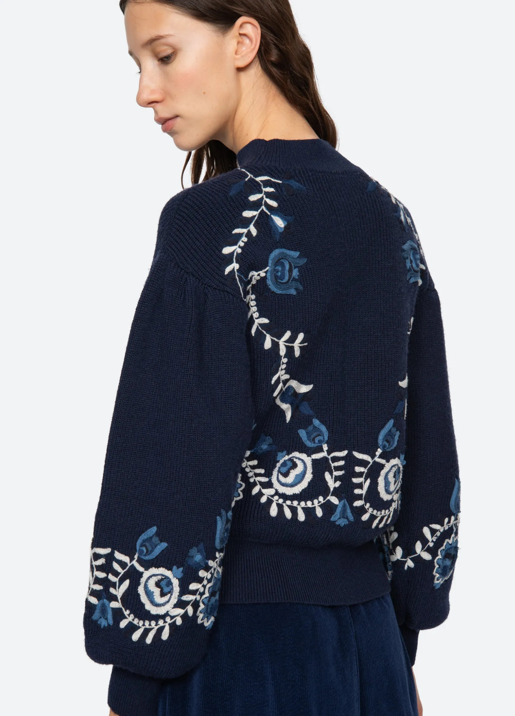 Sweaters|Tops>Sea New York Inga Sweater Navy