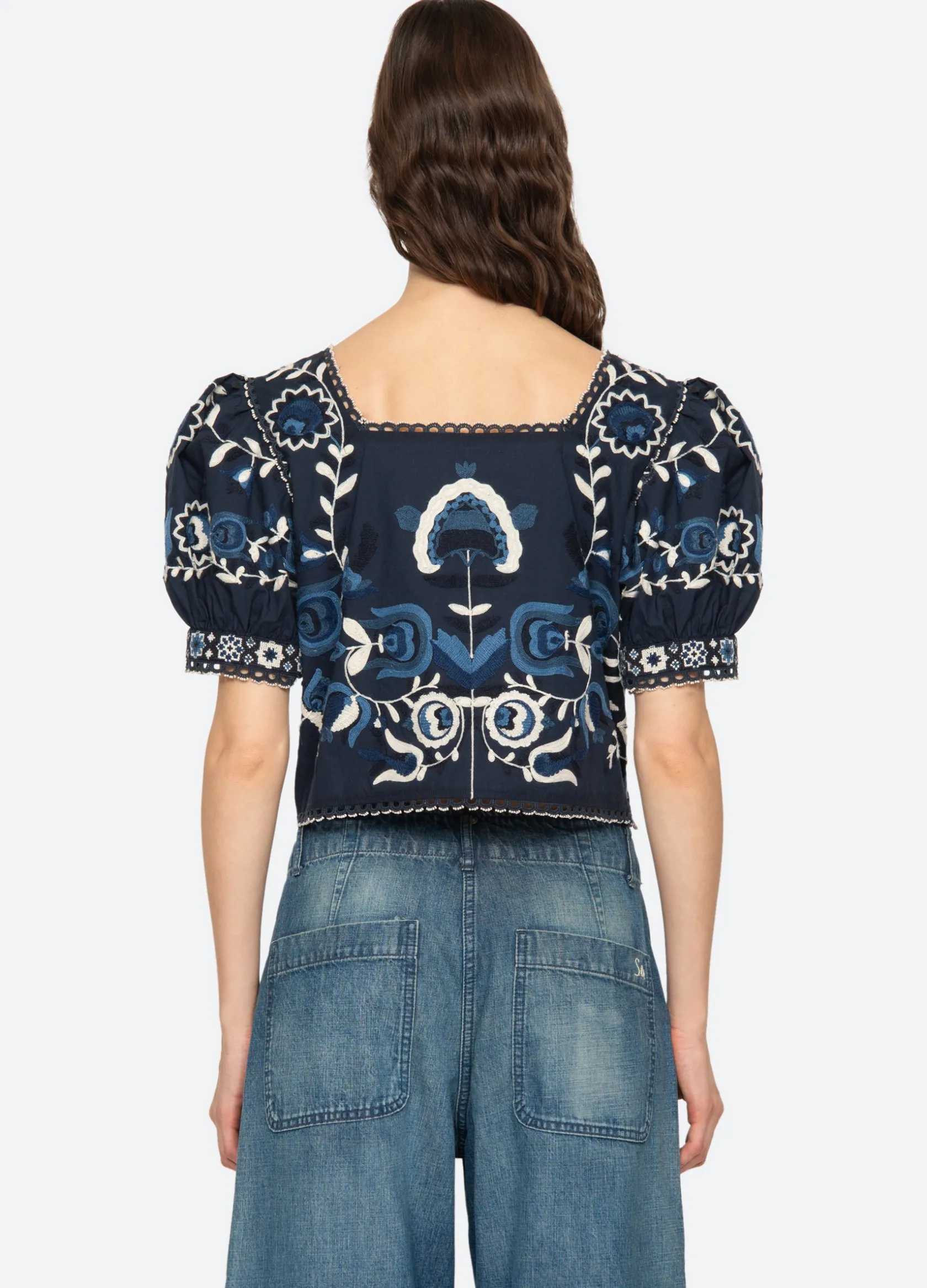 Tops>Sea New York Inga Top Navy
