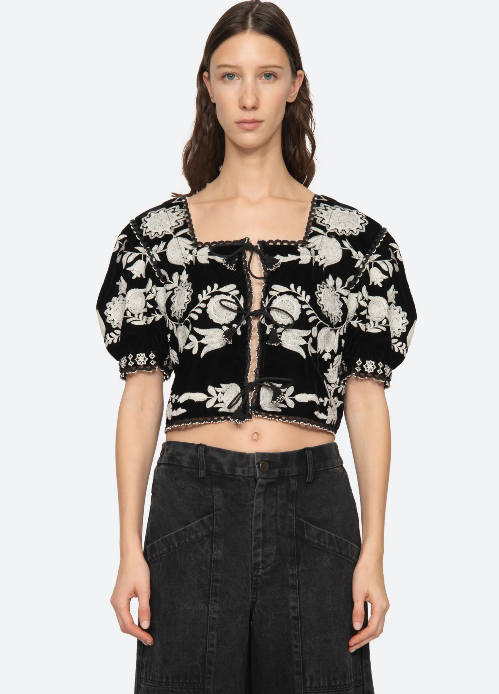 Tops>Sea New York Irene Top Black